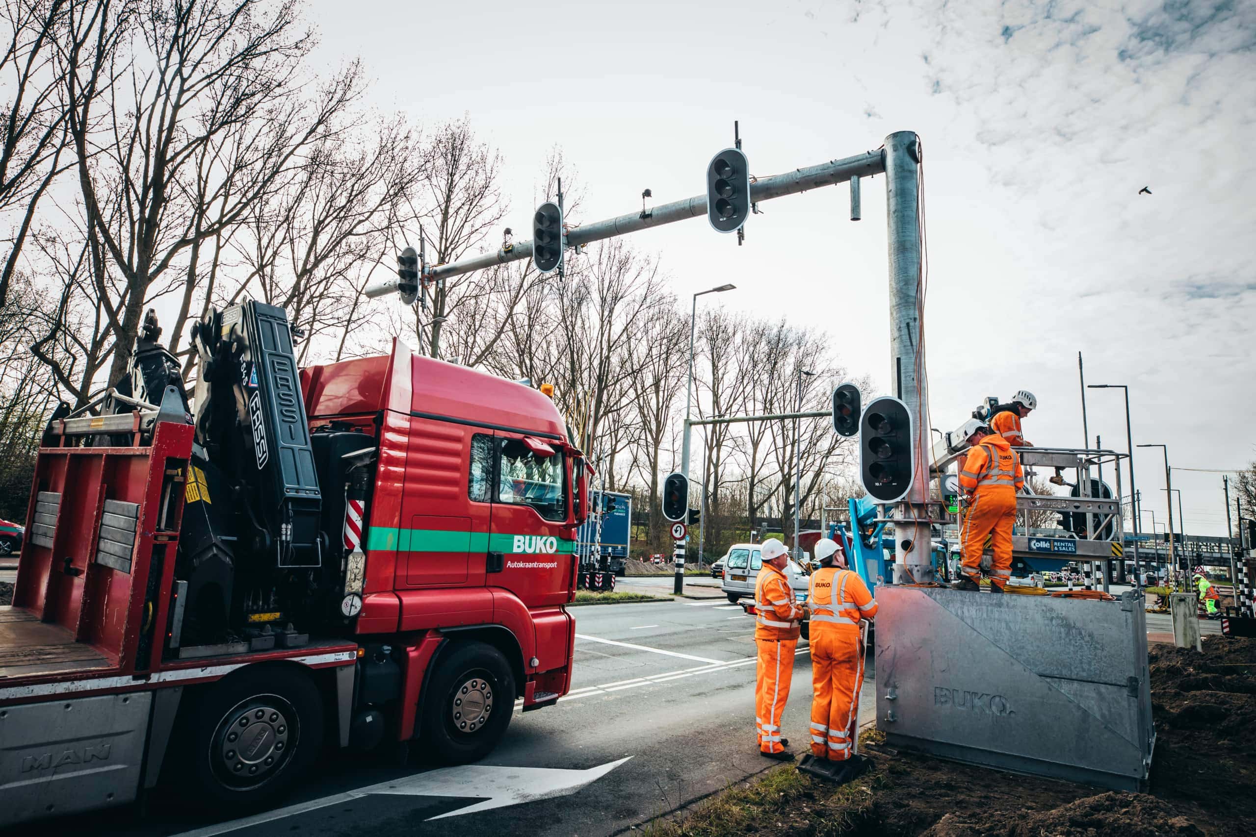 Vervanging verkeerslichten Groene kruisweg